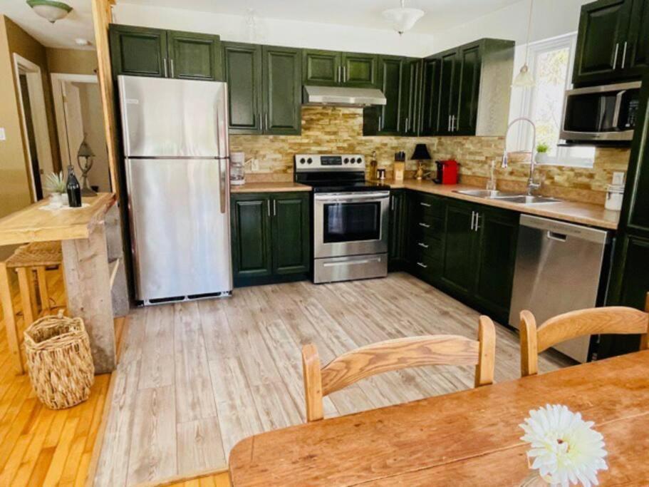 Chalet Nabu L'Ours - Riviere - Billard 圣亚历克西德蒙 外观 照片