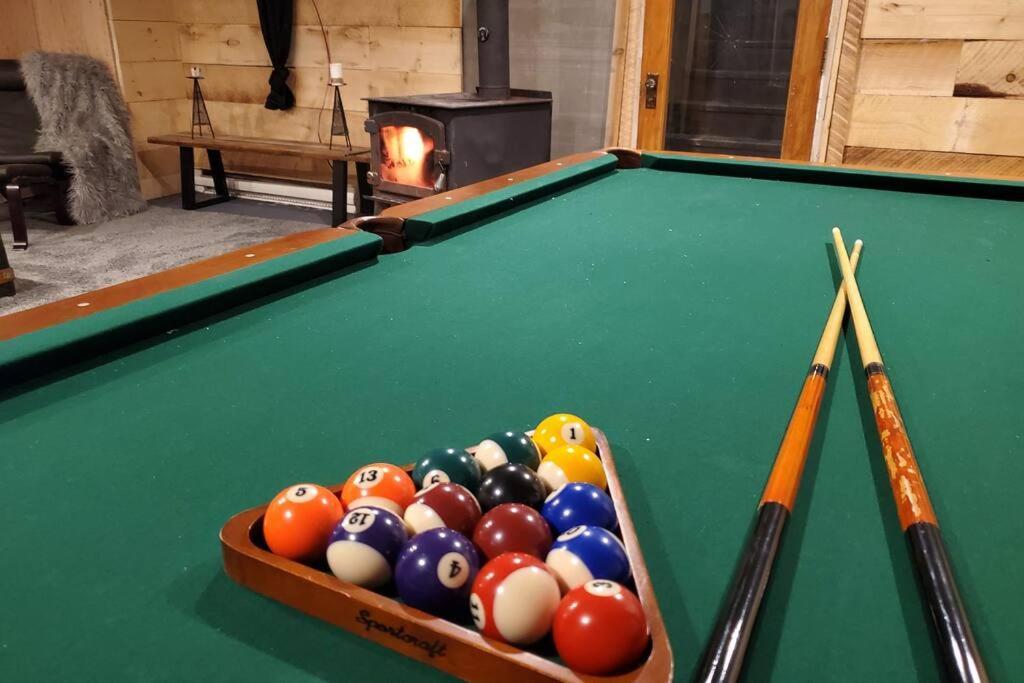 Chalet Nabu L'Ours - Riviere - Billard 圣亚历克西德蒙 外观 照片