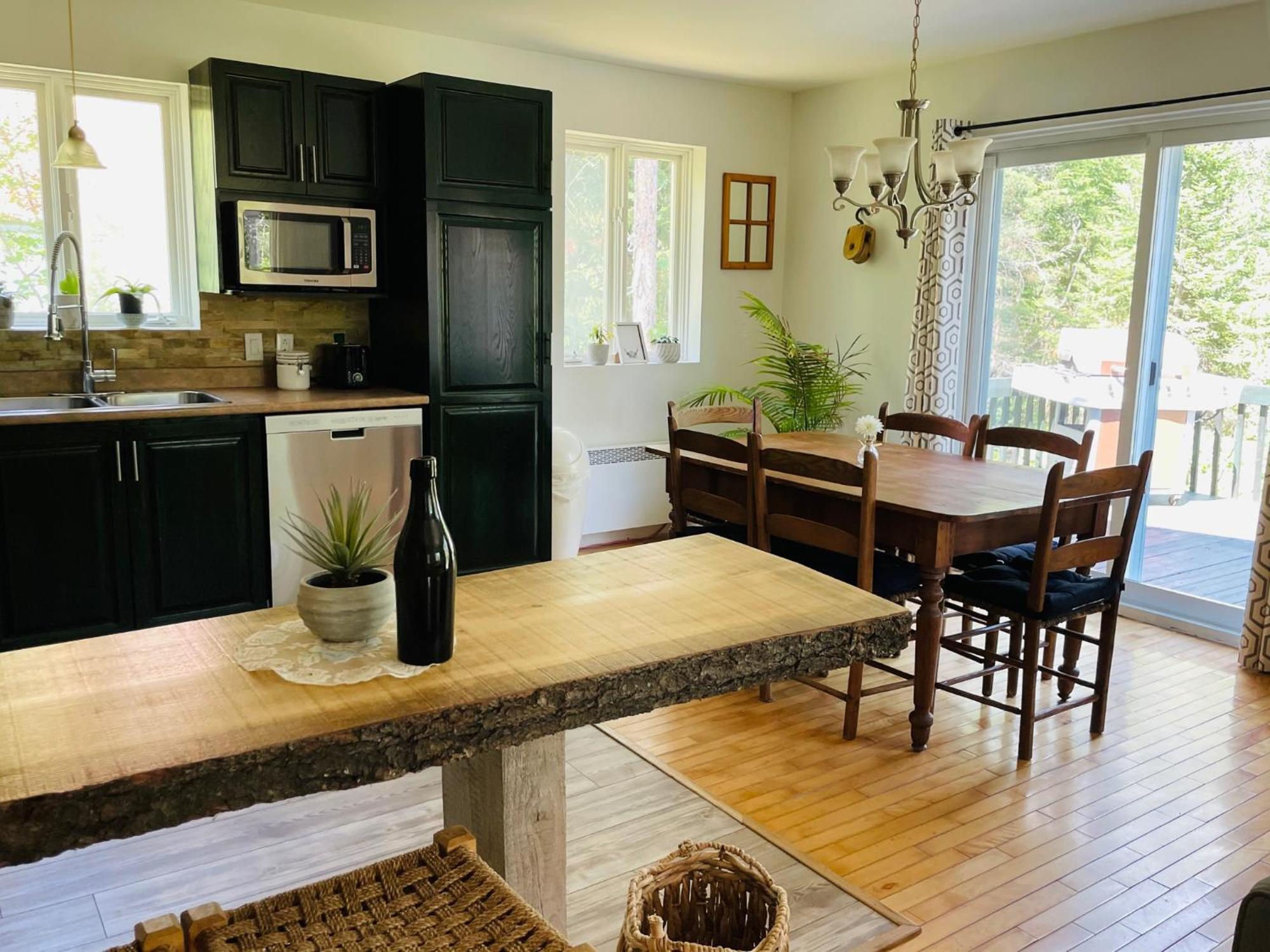 Chalet Nabu L'Ours - Riviere - Billard 圣亚历克西德蒙 外观 照片